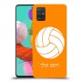 כדורעף - כדור כיסוי מגן קשיח בעיצוב אישי עם השם שלך ל Samsung Galaxy A51 יחידה אחת סקרין מובייל