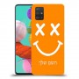 סמיילי כיסוי מגן קשיח בעיצוב אישי עם השם שלך ל Samsung Galaxy A51 יחידה אחת סקרין מובייל