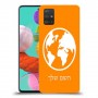עולם כיסוי מגן קשיח בעיצוב אישי עם השם שלך ל Samsung Galaxy A51 יחידה אחת סקרין מובייל