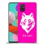 זאב כיסוי מגן קשיח בעיצוב אישי עם השם שלך ל Samsung Galaxy A51 יחידה אחת סקרין מובייל
