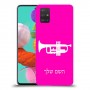 חצוצרה כיסוי מגן קשיח בעיצוב אישי עם השם שלך ל Samsung Galaxy A51 יחידה אחת סקרין מובייל