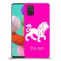 אריה כיסוי מגן קשיח בעיצוב אישי עם השם שלך ל Samsung Galaxy A51 יחידה אחת סקרין מובייל
