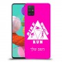 טריאתלון כיסוי מגן קשיח בעיצוב אישי עם השם שלך ל Samsung Galaxy A51 יחידה אחת סקרין מובייל
