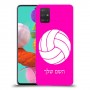 כדורעף - כדור כיסוי מגן קשיח בעיצוב אישי עם השם שלך ל Samsung Galaxy A51 יחידה אחת סקרין מובייל