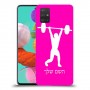 הרמת משקולות כיסוי מגן קשיח בעיצוב אישי עם השם שלך ל Samsung Galaxy A51 יחידה אחת סקרין מובייל