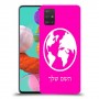 עולם כיסוי מגן קשיח בעיצוב אישי עם השם שלך ל Samsung Galaxy A51 יחידה אחת סקרין מובייל