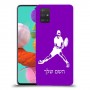 שחקן טניס כיסוי מגן קשיח בעיצוב אישי עם השם שלך ל Samsung Galaxy A51 יחידה אחת סקרין מובייל