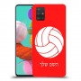 כדורעף - כדור כיסוי מגן קשיח בעיצוב אישי עם השם שלך ל Samsung Galaxy A51 יחידה אחת סקרין מובייל