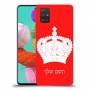 כתר מלכותי כיסוי מגן קשיח בעיצוב אישי עם השם שלך ל Samsung Galaxy A51 יחידה אחת סקרין מובייל