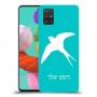 ציפור לבלוע כיסוי מגן קשיח בעיצוב אישי עם השם שלך ל Samsung Galaxy A51 יחידה אחת סקרין מובייל