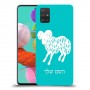 טלה כיסוי מגן קשיח בעיצוב אישי עם השם שלך ל Samsung Galaxy A51 יחידה אחת סקרין מובייל