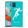 רץ כיסוי מגן קשיח בעיצוב אישי עם השם שלך ל Samsung Galaxy A51 יחידה אחת סקרין מובייל