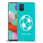 כדורגל - כדור כיסוי מגן קשיח בעיצוב אישי עם השם שלך ל Samsung Galaxy A51 יחידה אחת סקרין מובייל