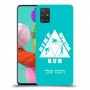 טריאתלון כיסוי מגן קשיח בעיצוב אישי עם השם שלך ל Samsung Galaxy A51 יחידה אחת סקרין מובייל