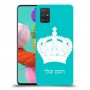 כתר מלכותי כיסוי מגן קשיח בעיצוב אישי עם השם שלך ל Samsung Galaxy A51 יחידה אחת סקרין מובייל