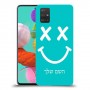 סמיילי כיסוי מגן קשיח בעיצוב אישי עם השם שלך ל Samsung Galaxy A51 יחידה אחת סקרין מובייל