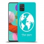 עולם כיסוי מגן קשיח בעיצוב אישי עם השם שלך ל Samsung Galaxy A51 יחידה אחת סקרין מובייל
