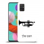 חצוצרה כיסוי מגן קשיח בעיצוב אישי עם השם שלך ל Samsung Galaxy A51 יחידה אחת סקרין מובייל