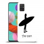 גלישה כיסוי מגן קשיח בעיצוב אישי עם השם שלך ל Samsung Galaxy A51 יחידה אחת סקרין מובייל