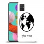 עולם כיסוי מגן קשיח בעיצוב אישי עם השם שלך ל Samsung Galaxy A51 יחידה אחת סקרין מובייל