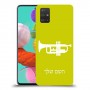 חצוצרה כיסוי מגן קשיח בעיצוב אישי עם השם שלך ל Samsung Galaxy A51 יחידה אחת סקרין מובייל