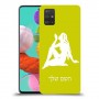 בתולה כיסוי מגן קשיח בעיצוב אישי עם השם שלך ל Samsung Galaxy A51 יחידה אחת סקרין מובייל