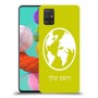 עולם כיסוי מגן קשיח בעיצוב אישי עם השם שלך ל Samsung Galaxy A51 יחידה אחת סקרין מובייל