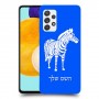 זברה כיסוי מגן קשיח בעיצוב אישי עם השם שלך ל Samsung Galaxy A52 5G יחידה אחת סקרין מובייל