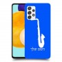 סקספון כיסוי מגן קשיח בעיצוב אישי עם השם שלך ל Samsung Galaxy A52 5G יחידה אחת סקרין מובייל