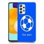 כדורגל - כדור כיסוי מגן קשיח בעיצוב אישי עם השם שלך ל Samsung Galaxy A52 5G יחידה אחת סקרין מובייל