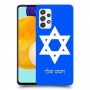 מגן דוד - ישראל כיסוי מגן קשיח בעיצוב אישי עם השם שלך ל Samsung Galaxy A52 5G יחידה אחת סקרין מובייל