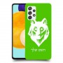 זאב כיסוי מגן קשיח בעיצוב אישי עם השם שלך ל Samsung Galaxy A52 5G יחידה אחת סקרין מובייל
