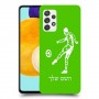 שחקן כדורגל כיסוי מגן קשיח בעיצוב אישי עם השם שלך ל Samsung Galaxy A52 5G יחידה אחת סקרין מובייל