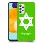 מגן דוד - ישראל כיסוי מגן קשיח בעיצוב אישי עם השם שלך ל Samsung Galaxy A52 5G יחידה אחת סקרין מובייל