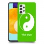סמל יינג יאנג - סין כיסוי מגן קשיח בעיצוב אישי עם השם שלך ל Samsung Galaxy A52 5G יחידה אחת סקרין מובייל