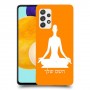 יוגה כיסוי מגן קשיח בעיצוב אישי עם השם שלך ל Samsung Galaxy A52 5G יחידה אחת סקרין מובייל