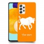שור כיסוי מגן קשיח בעיצוב אישי עם השם שלך ל Samsung Galaxy A52 5G יחידה אחת סקרין מובייל
