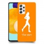 ג'וגלין - אישה כיסוי מגן קשיח בעיצוב אישי עם השם שלך ל Samsung Galaxy A52 5G יחידה אחת סקרין מובייל
