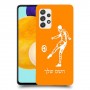 שחקן כדורגל כיסוי מגן קשיח בעיצוב אישי עם השם שלך ל Samsung Galaxy A52 5G יחידה אחת סקרין מובייל