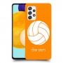 כדורעף - כדור כיסוי מגן קשיח בעיצוב אישי עם השם שלך ל Samsung Galaxy A52 5G יחידה אחת סקרין מובייל