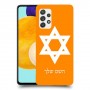 מגן דוד - ישראל כיסוי מגן קשיח בעיצוב אישי עם השם שלך ל Samsung Galaxy A52 5G יחידה אחת סקרין מובייל