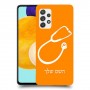רופא סטטוסקופ כיסוי מגן קשיח בעיצוב אישי עם השם שלך ל Samsung Galaxy A52 5G יחידה אחת סקרין מובייל