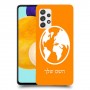 עולם כיסוי מגן קשיח בעיצוב אישי עם השם שלך ל Samsung Galaxy A52 5G יחידה אחת סקרין מובייל