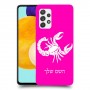 עקרב כיסוי מגן קשיח בעיצוב אישי עם השם שלך ל Samsung Galaxy A52 5G יחידה אחת סקרין מובייל