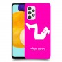 אימון ספורט - אישה כיסוי מגן קשיח בעיצוב אישי עם השם שלך ל Samsung Galaxy A52 5G יחידה אחת סקרין מובייל