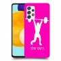 הרמת משקולות כיסוי מגן קשיח בעיצוב אישי עם השם שלך ל Samsung Galaxy A52 5G יחידה אחת סקרין מובייל
