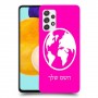 עולם כיסוי מגן קשיח בעיצוב אישי עם השם שלך ל Samsung Galaxy A52 5G יחידה אחת סקרין מובייל