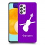 כינור כיסוי מגן קשיח בעיצוב אישי עם השם שלך ל Samsung Galaxy A52 5G יחידה אחת סקרין מובייל