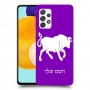 שור כיסוי מגן קשיח בעיצוב אישי עם השם שלך ל Samsung Galaxy A52 5G יחידה אחת סקרין מובייל