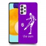 שחקן כדורגל כיסוי מגן קשיח בעיצוב אישי עם השם שלך ל Samsung Galaxy A52 5G יחידה אחת סקרין מובייל